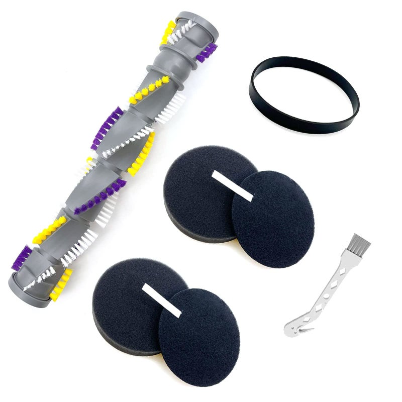 CauYien Replacement Parts Compatible with Bissell Cleanview Swivel Pet Crosswave 2252 2486 2488 2489 2253 2254 2258 Vacuum Cleaner 1 Brush Roll,1 Belt and 2 filters - Image 1