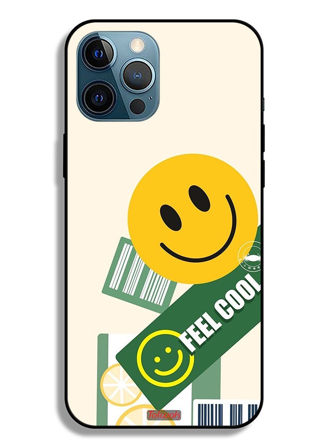Tolwak Apple iPhone 12 Pro Max Protective Case Feel Cool Sticker - Image 1