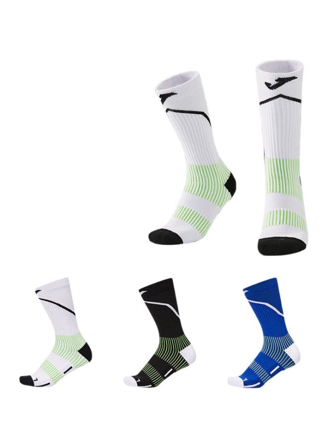 Joma Mid-Calf Soccer Socks For Adults, Thickened Terry Bottom, Non-Slip, Wear-Resistant, Moisture-Absorbing, Breathable, Compression Socks For Running, Basketball, And Sports - Image 2
