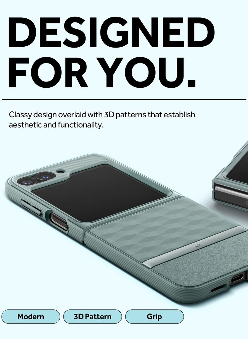 Caseology Parallax for Samsung Galaxy Z Flip 6 Case Cover (2024) - Sage Green - Image 2