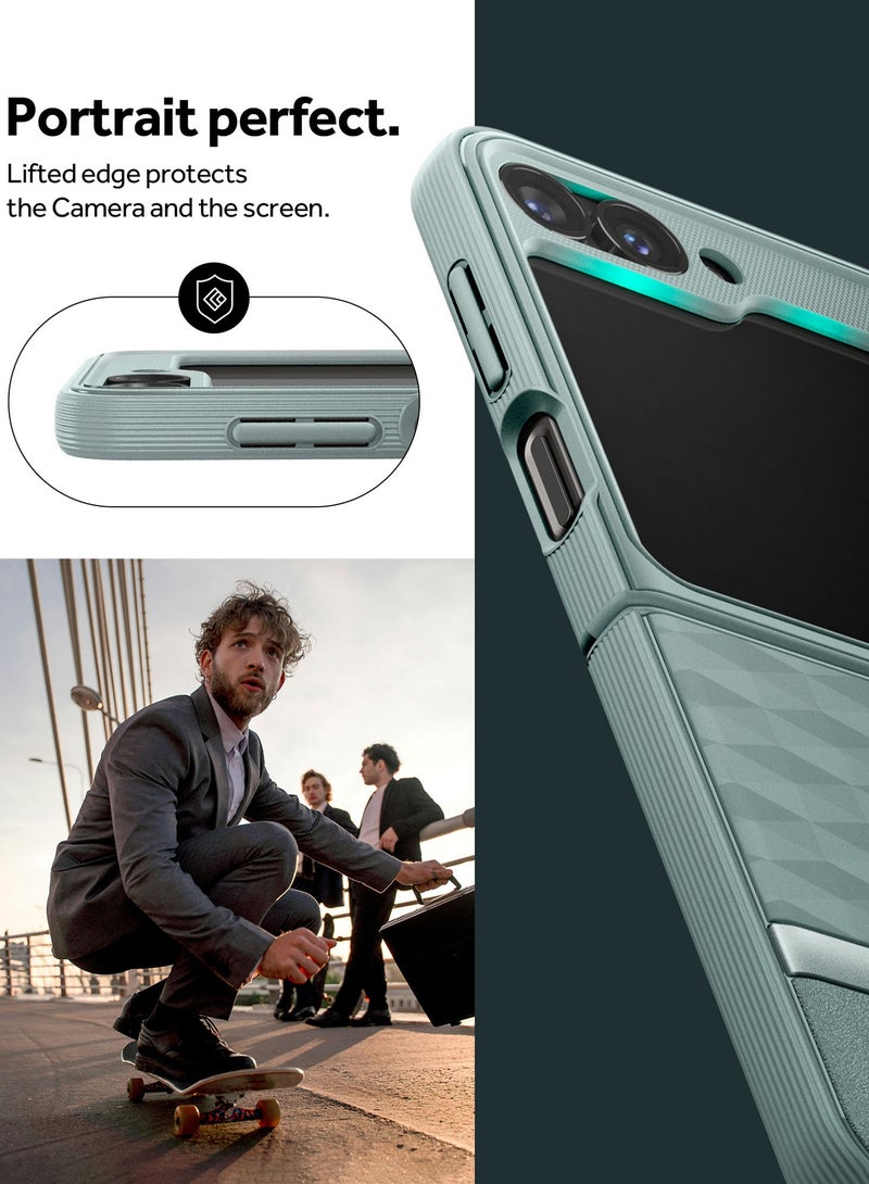 Caseology Parallax for Samsung Galaxy Z Flip 6 Case Cover (2024) - Sage Green - Image 5
