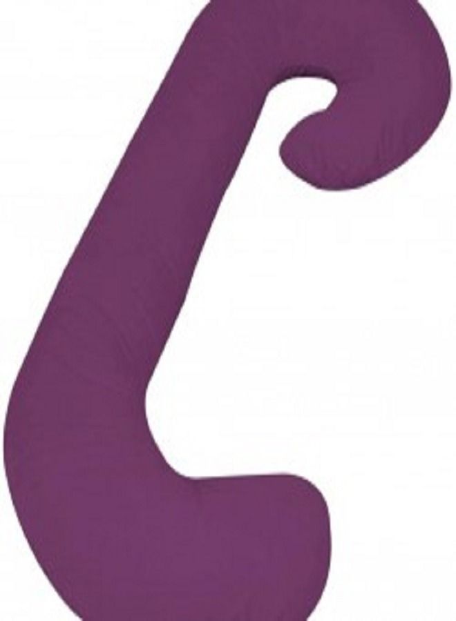 Banotex C-shaped maternity pillow, mauve color - Image 1