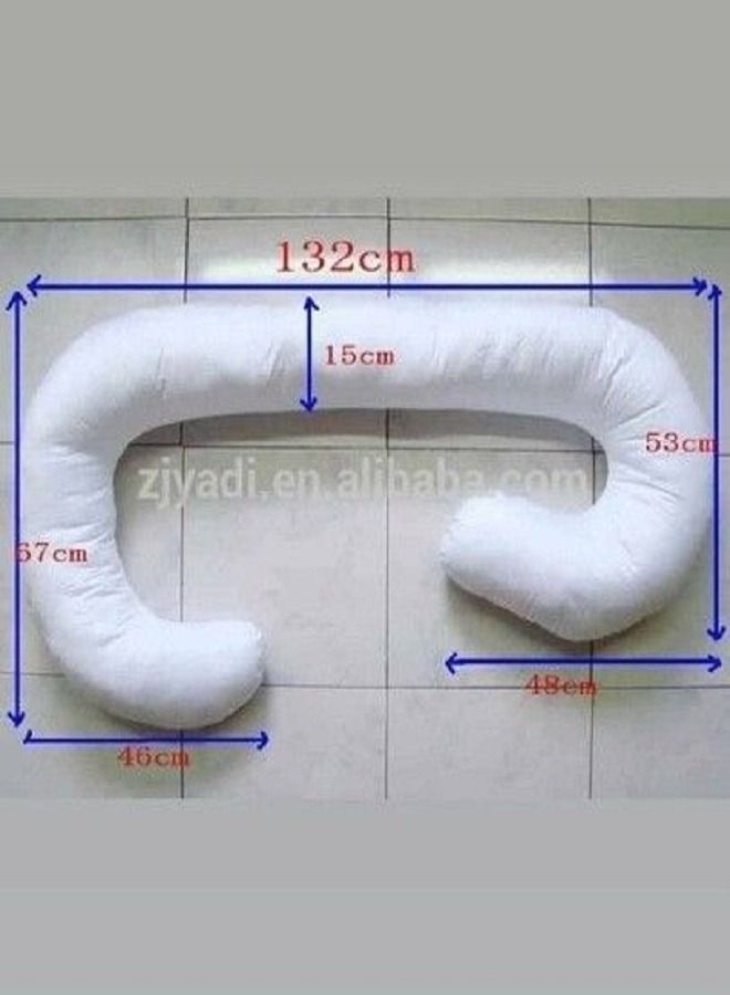 Banotex C-shaped maternity pillow, mauve color - Image 2