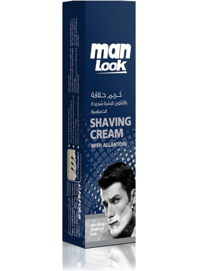Man look Shaving Cream Men Lather Shave Skin with Allantoin for Highly Sensitive Skins (40 gm)  - Image 2