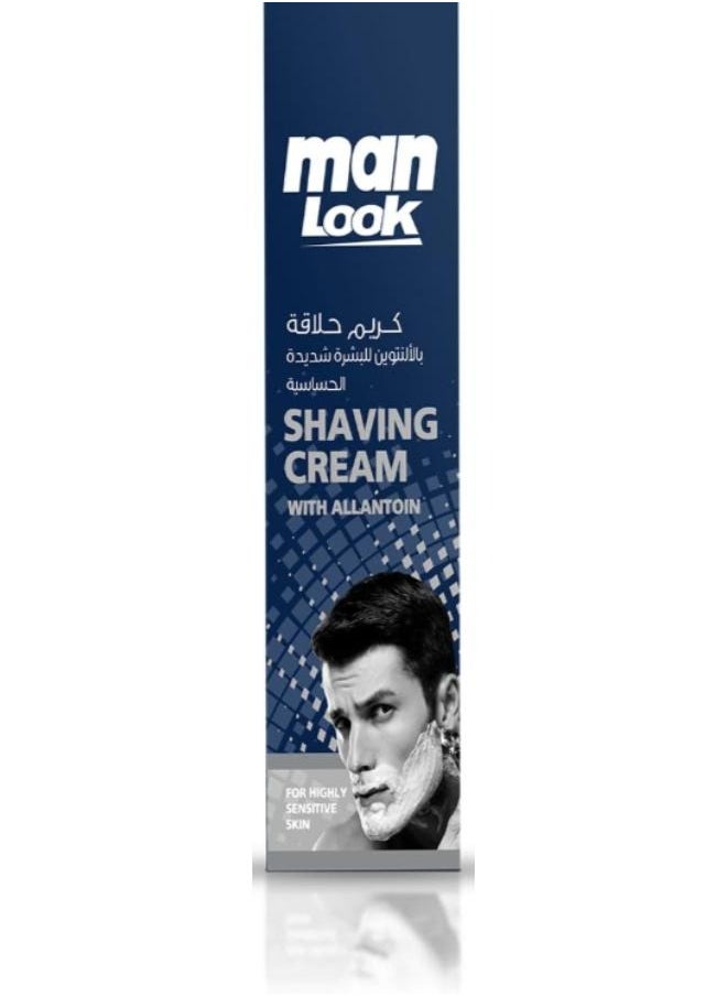 Man look Shaving Cream Men Lather Shave Skin with Allantoin for Highly Sensitive Skins (40 gm)  - Image 1