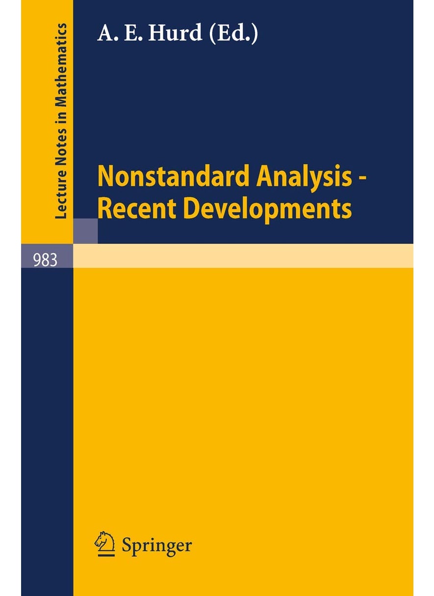 Nonstandard Analysis - Recent Developments 