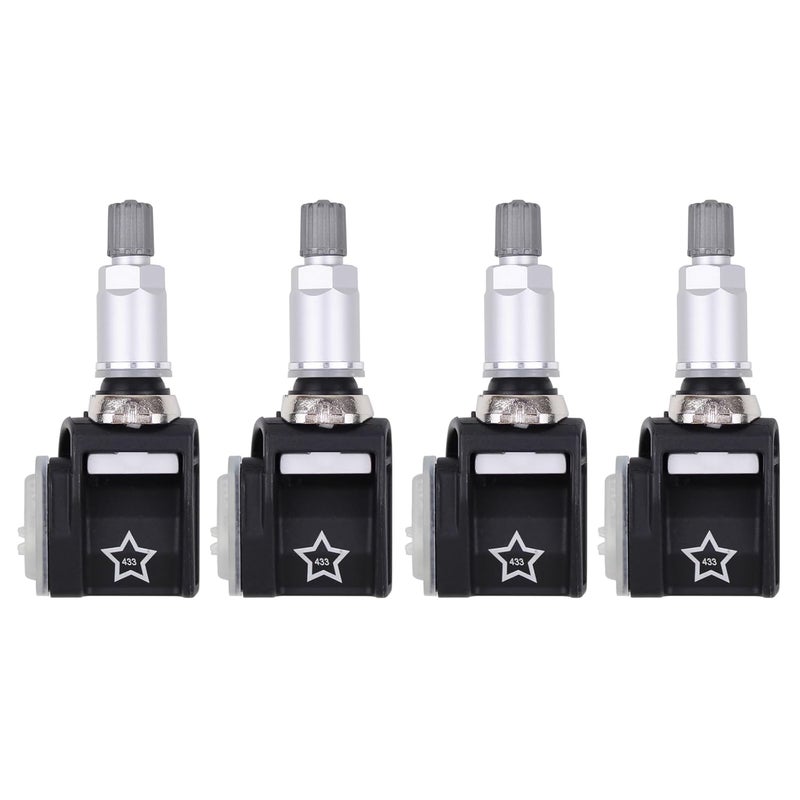 HouYeen Pack of 4 Front and Rear Left and Right TPMS Tyre Pressure Sensor for B-MW 3 5 6 7 Series G20 G80 G28 G21 G81 G30 G31 F90 Mer-cedes A B E Class W177 V177 W247 W213 S213 C238 A238 Sprinter B907 - Image 1