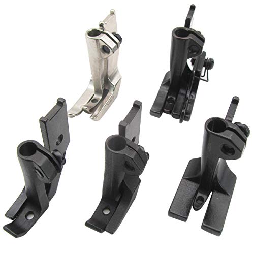 CKPSMS Brand 5SET KPWF5 FEET Compatible withReplacement for JUKI Brand CONSEW Brand Singer Brand Brother Brand Industrial Walking Foot Sewing
