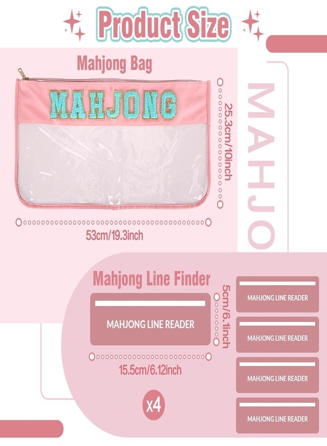 Ebrima Mahjong Bag, Mahjong Case for American Mahjong Tile Set with Line Reader & Handle (Case Only) - Image 2