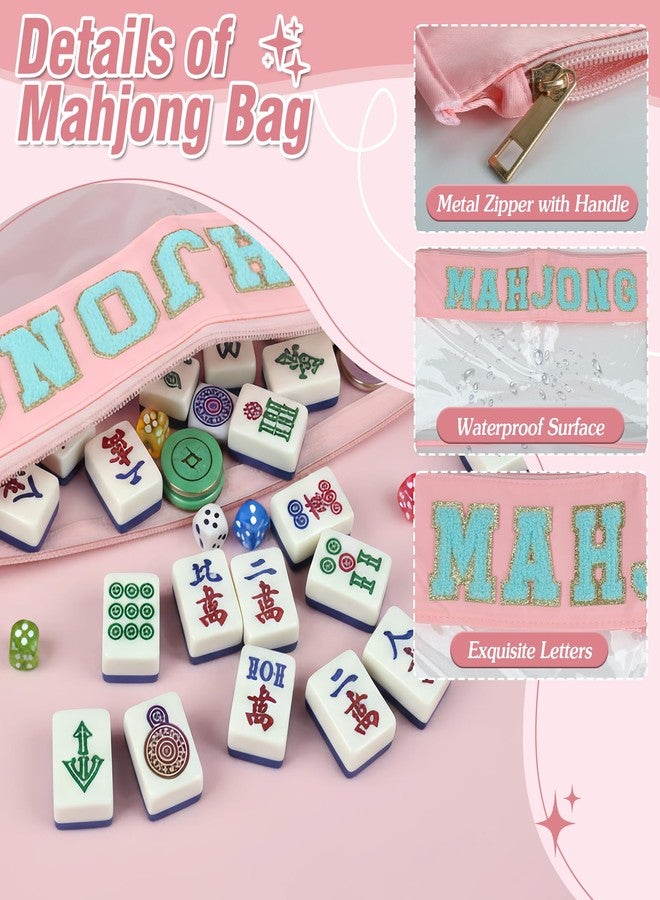 Ebrima Mahjong Bag, Mahjong Case for American Mahjong Tile Set with Line Reader & Handle (Case Only) - Image 5
