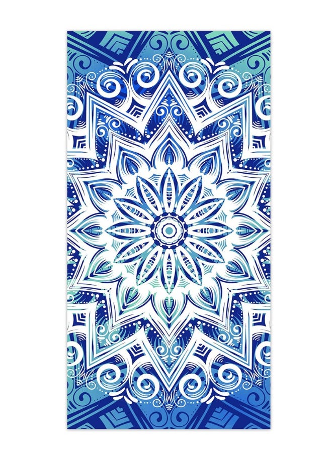 ZAFRA 140x70cm Premium Microfiber Beach Towel, Quick Dry & Sand Resistant Lightweight Swim Towel For Adults Kids, Ultra-Soft Oversized Yoga Travel Towel With Vibrant Patterns - Beach Towel  - Image 1