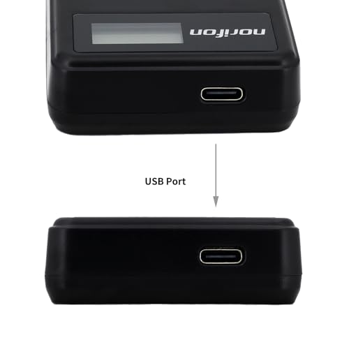 Norifon NP-BD1 LCD USB Charger for Sony Cyber-Shot DSC-P100, DSC-P120, DSC-P150, DSC-P200, DSC-T5, DSC-T50, DSC-T500, DSC-T70, DSC-T700, DSC-T75, DSC-T77, DSC-T9, DSC-TX1 Camera and More - Image 5