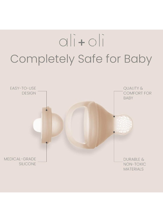 Ali+Oli Food & Fruit Feeder Pacifier Set for Baby - Image 3