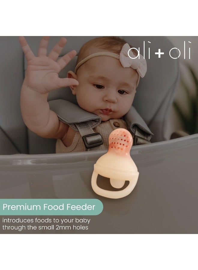 Ali+Oli Food & Fruit Feeder Pacifier Set for Baby - Image 5