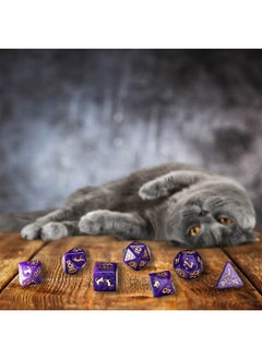 Q WORKSHOP Cats Dice Set: Purrito  - Image 1