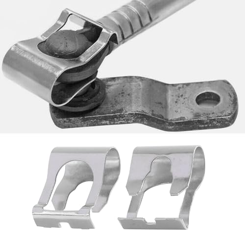 Tioollev 2PCS Car Windscreen Wiper Linkage Clips,Windshield Wiper Transmission,Car Accessories Wiper Linkage Bushings,Auto Windscreen Wiper Motor Linkage Repair Clip Kit (2PCS) - Image 1