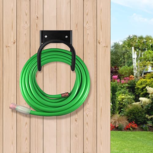 Sageme Hose Hanger, Heavy Duty Metal Hose Holder Wall Mount, Hook for Garden Hose/Expandable Hose/Hose Reel/Water Hose/Pocket Hose/Flexable Hose/Magic Hose (Hose Holder 125 Ft) - Image 2
