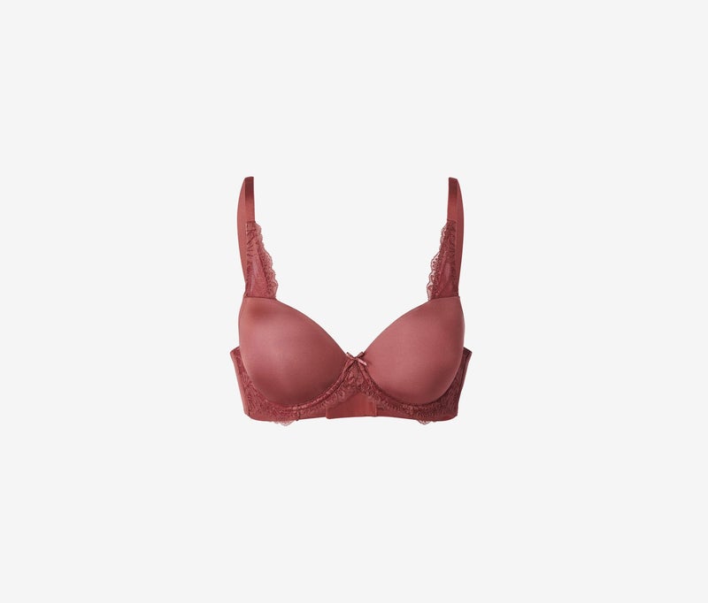 Tchibo Women Underwire Cup Bra, Terracotta - Image 2