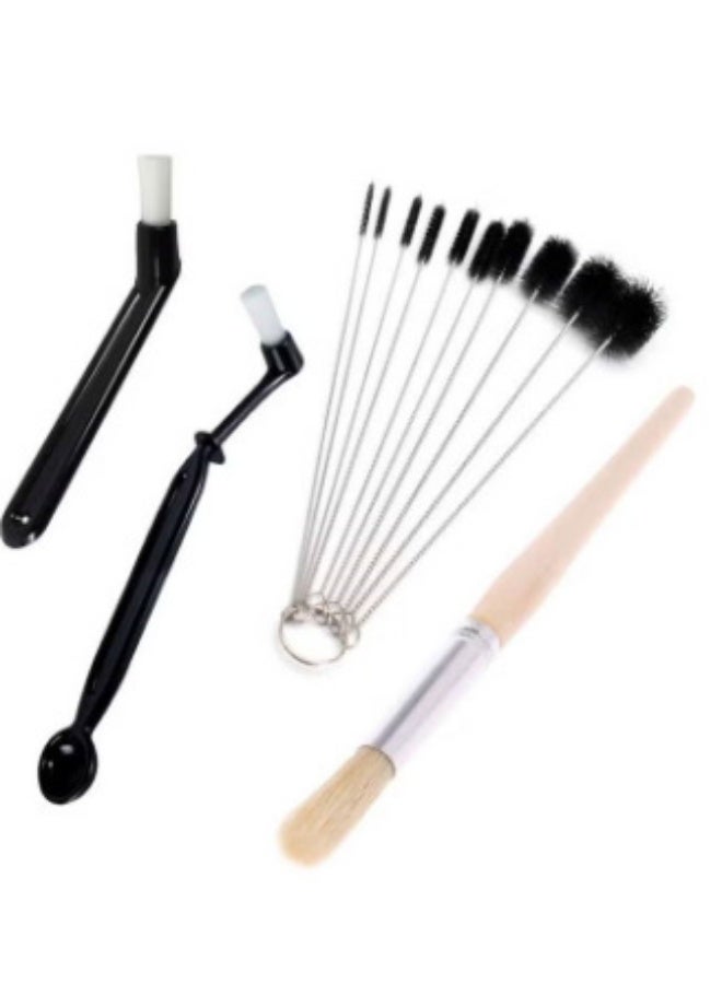 13-Piece Coffee Cleaning Brush Set for Grinders Home Kitchen Accessories