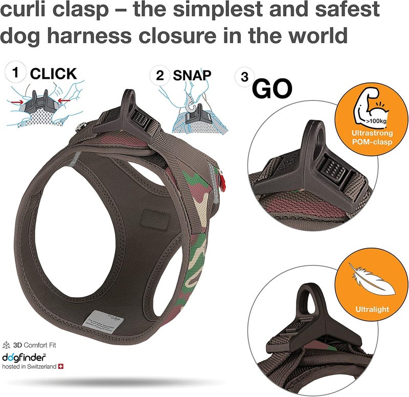 Curli Vest Harness Clasp Air-Mesh Camo 3XS - Image 3