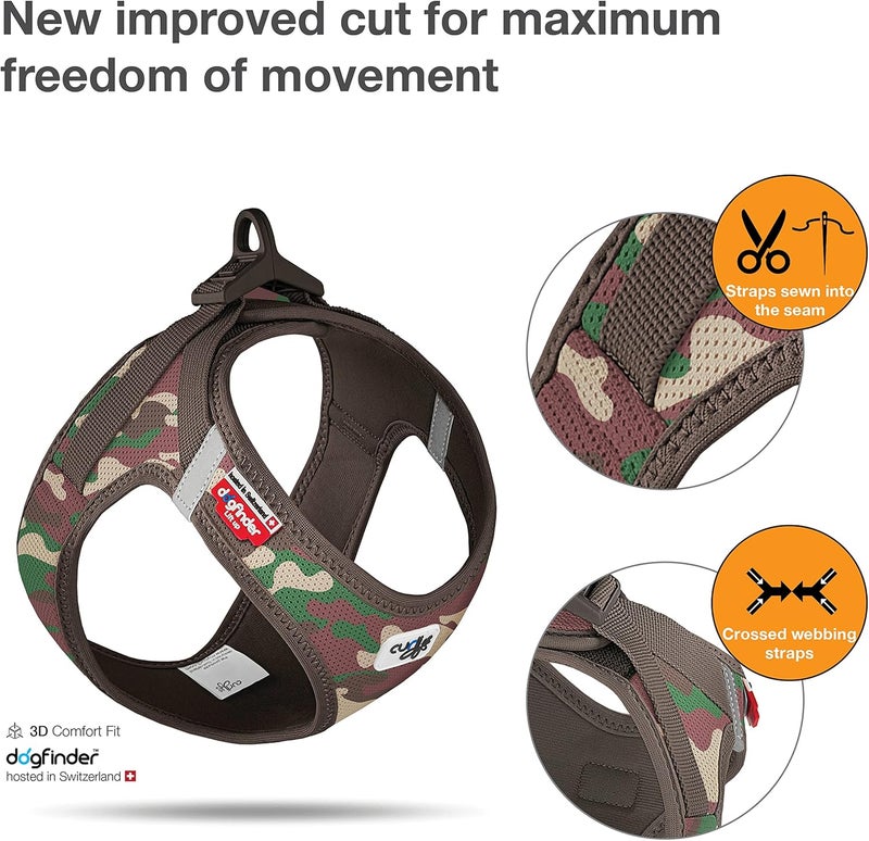 Curli Vest Harness Clasp Air-Mesh Camo 3XS - Image 2