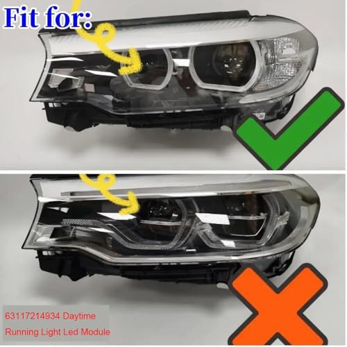 SOCAL-LED LIGHTING 63117214934 Daytime Running Light DRL Headlight Insert Diode Module LED Control Unit Fits for BMW 5 Series G30 G32 G38 F90 - Image 4