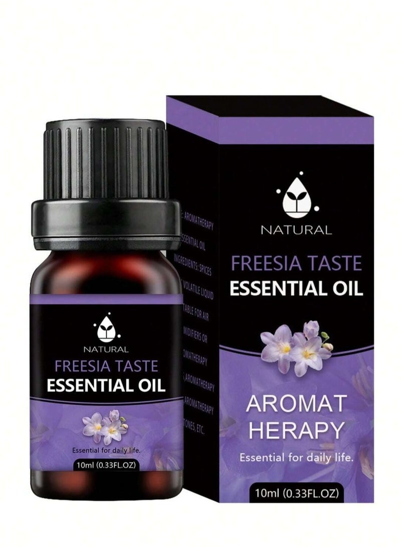 Essential Oil With Freesia  Scent 10ml -  Refreshing Aromatherapy Oil for Relaxation And Air Diffusers