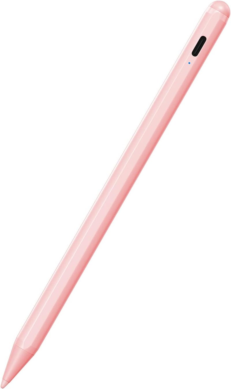 JAMJAKE Stylus Pen for iPad 6th-11th Generation-2X Fast Charge Active Pencil Compatible with 2018-2025 Apple iPad Pro 11"/12.9"/M4, iPad Air 3/4/5/M2/M3,iPad mini 5/6 Gen-Pink - Image 1
