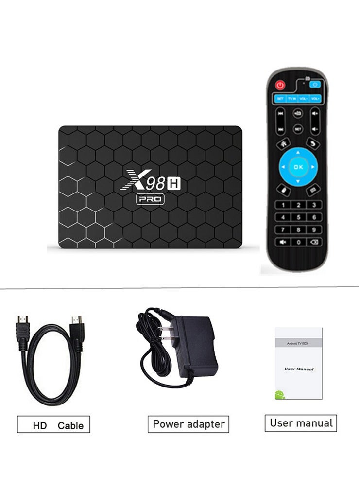 Furtey - Android 12.0 Smart TV Box Intelligent 4K Ultra HD Media Player Work with Projector, TVs & Mobile Phones Allwinner H618 Quad-Core Cortex-A53 CPU Support 2.4GHz/5GHz WiFi BT 5.0 HDMI2.0 LAN 10/100M Ethe - Image 1