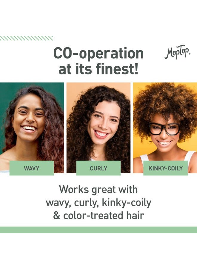 MopTop Cowash Cleansing Conditioner – Curly Hair Conditioner to Restore Moisture, Reduce Frizz & Boost Manageability, Sulfate & Paraben Free Hair Care for All Hair Textures (Citrus Medley, 8oz) - Image 3