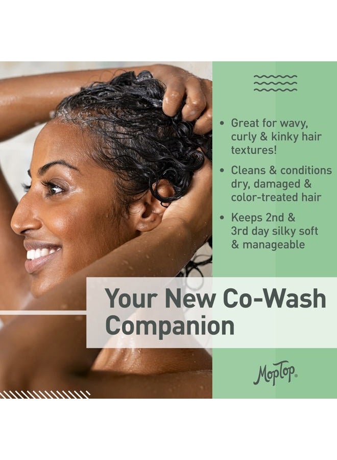MopTop Cowash Cleansing Conditioner – Curly Hair Conditioner to Restore Moisture, Reduce Frizz & Boost Manageability, Sulfate & Paraben Free Hair Care for All Hair Textures (Citrus Medley, 8oz) - Image 2