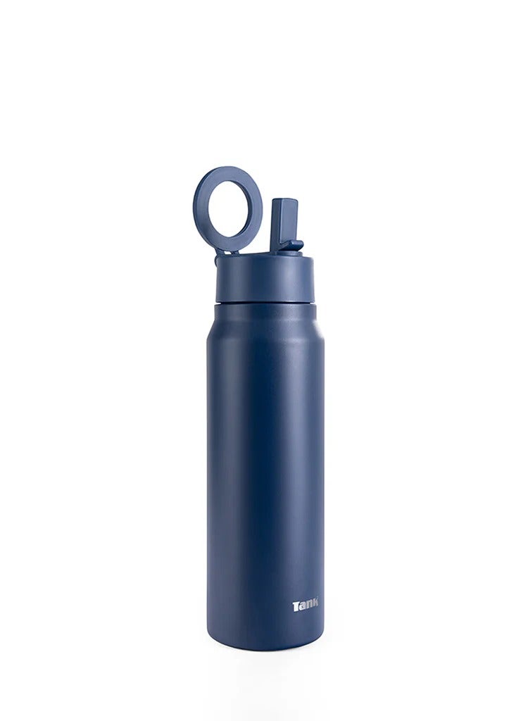 Tank Magnet, 1000ml, Stainless Steel Bottle, BPA free, insulated, Leakproof - Electric Blue - Image 3