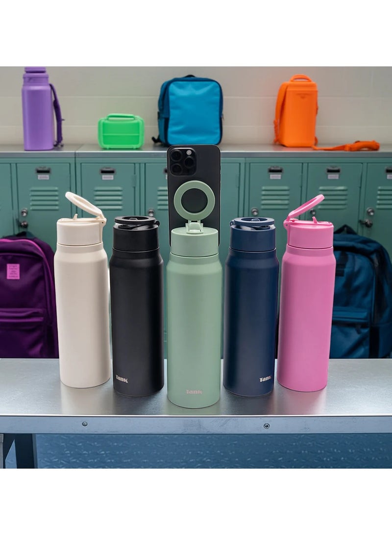 Tank Magnet, 1000ml, Stainless Steel Bottle, BPA free, insulated, Leakproof - Electric Blue - Image 4