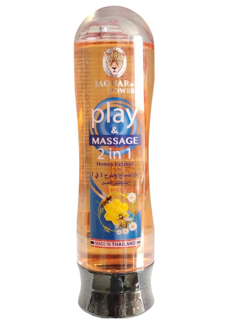 جاكوار باور جل المساج والمرح 2 في 1 بمستخلص العسل 110 مل