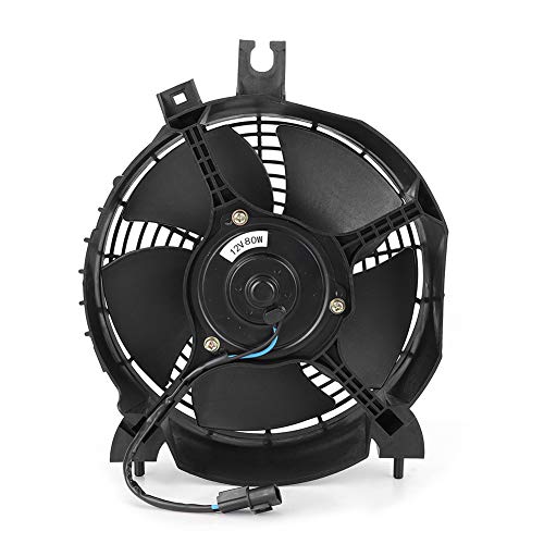 Fydun Condenser Replacement Cooling Fan Car Air Conditioning Curved Blade Fan for L200 Pajero Sport KH4W OE: MN123607 - Image 4