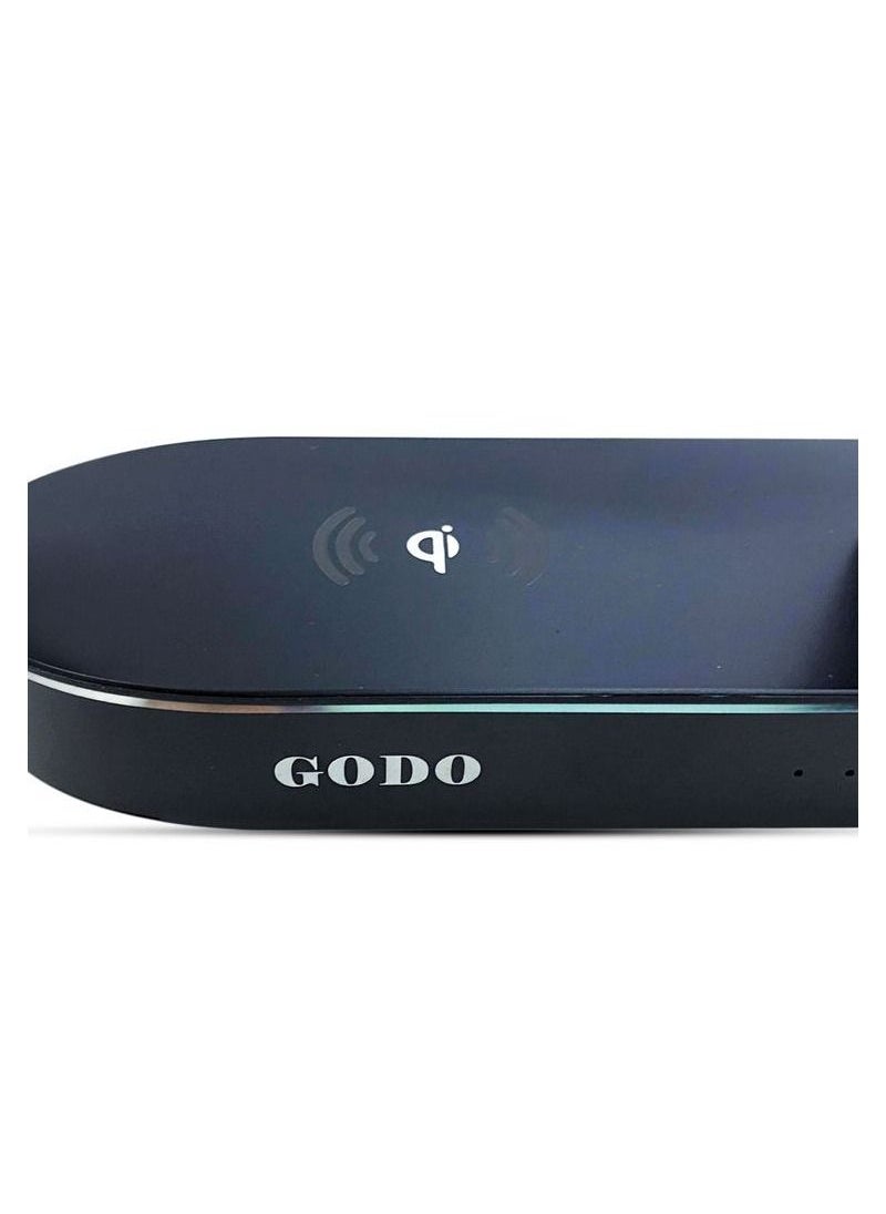 Godo - G0D0 GD-C415 Complete  Charging Dock 4 in 1 Wireless Fast Charging Dock Aluminum Output 5W Wireless 10W C94 Lightning 18W, USB-A 24W - Image 1