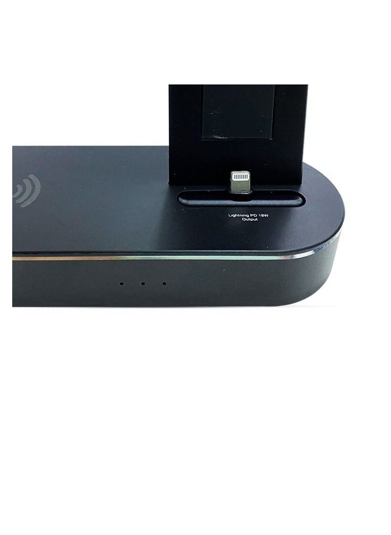 Godo - G0D0 GD-C415 Complete  Charging Dock 4 in 1 Wireless Fast Charging Dock Aluminum Output 5W Wireless 10W C94 Lightning 18W, USB-A 24W - Image 1