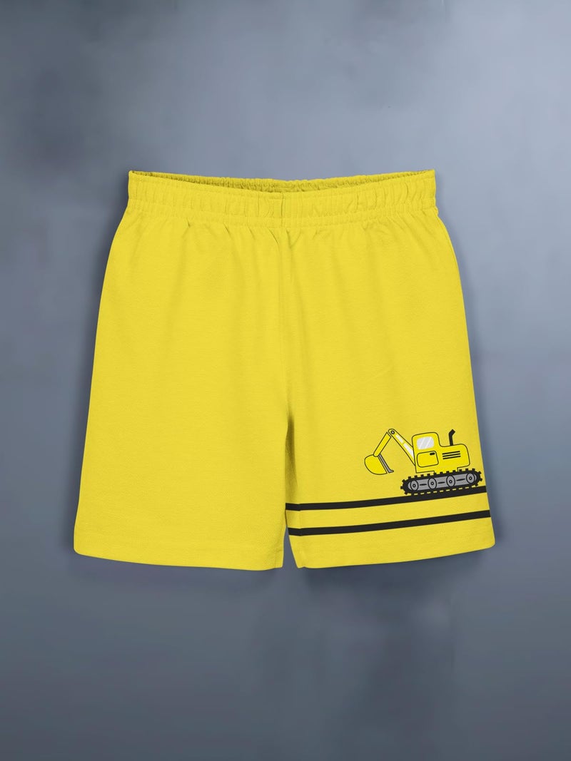 HELLCAT Boys Dress Clothing Set Combo with Tshirts & Shorts - Pack 1 White4 1-2 Years - Image 5