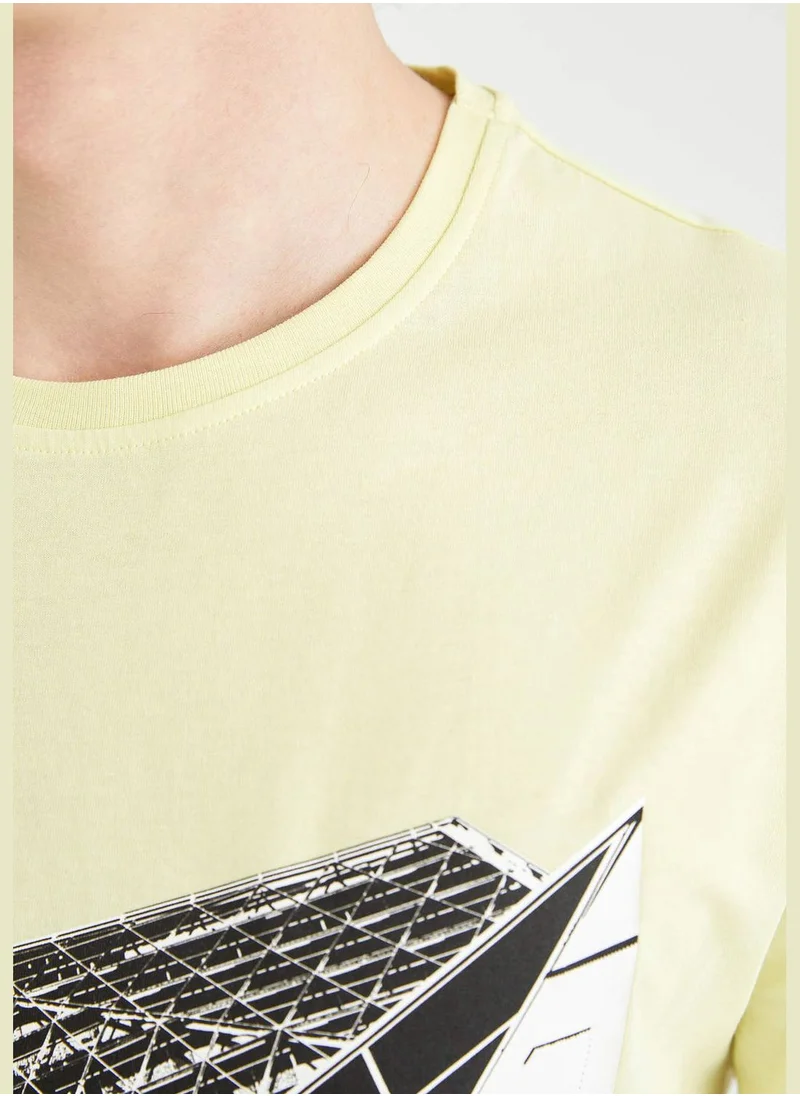 DeFacto Regular Fit Short Sleeve Printed T-Shirt