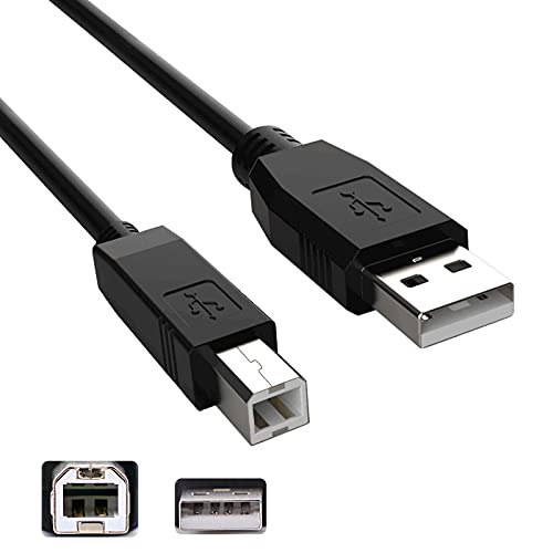 Inovat Replacement 10FT USB A Male to B Male Cable Cord Data Transfer Host Cable Cord for Casio CTK-2400 CTK-4400 CTK-6200 61-Key Keyboard - Image 1