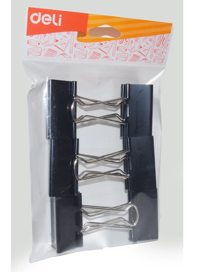 DELI BINDER CLIP 51MM 6PCS DL-51MM-6P - Image 1