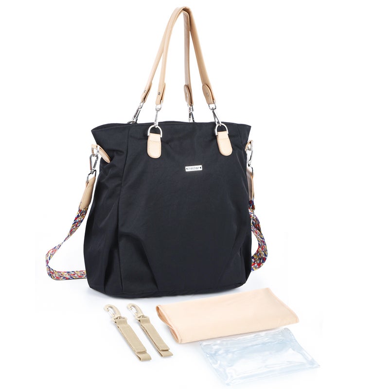 Insular 10084 Multi-functional Diaper Bag Water-proof Nylon Baby Backpack with 9 Independent Pockets & Internal Compartment Design Lightweight And Portable - Image 1