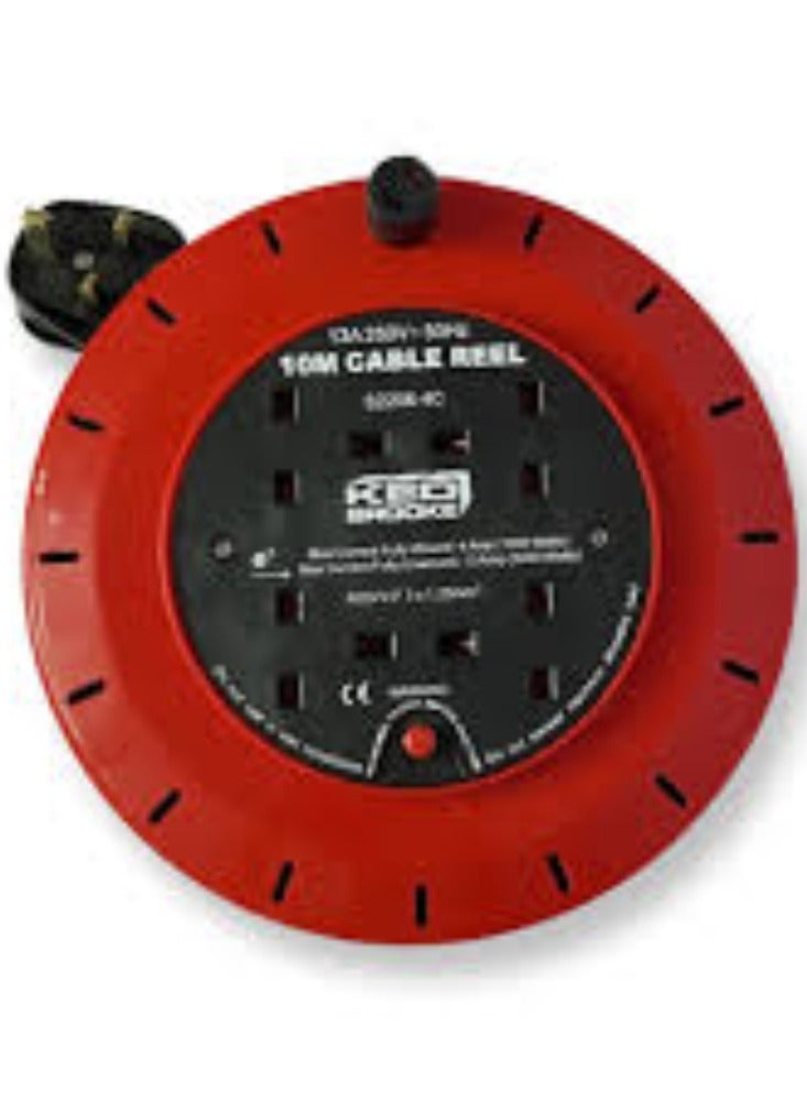 KNP KNP KEDBROOKE Cable Extension Cassette Reel 4 Way is a versatile and portable power distribution solution designed for extending the reach of electrical outlets in various settings.  - Image 3