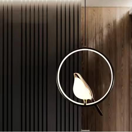 blissbells Chirpy Bird Hanging Pendent Light Suitable for Living Room, Bedroom, Kitchen Island, Lobby (3 Color Changing Warm White, Natural White, Cool White) - Pack of 1 - Image 3