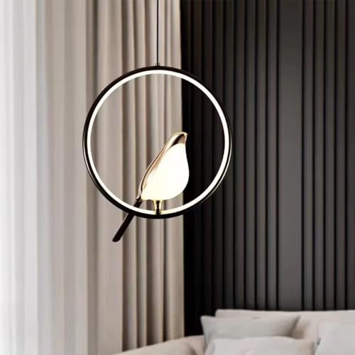 blissbells Chirpy Bird Hanging Pendent Light Suitable for Living Room, Bedroom, Kitchen Island, Lobby (3 Color Changing Warm White, Natural White, Cool White) - Pack of 1 - Image 1