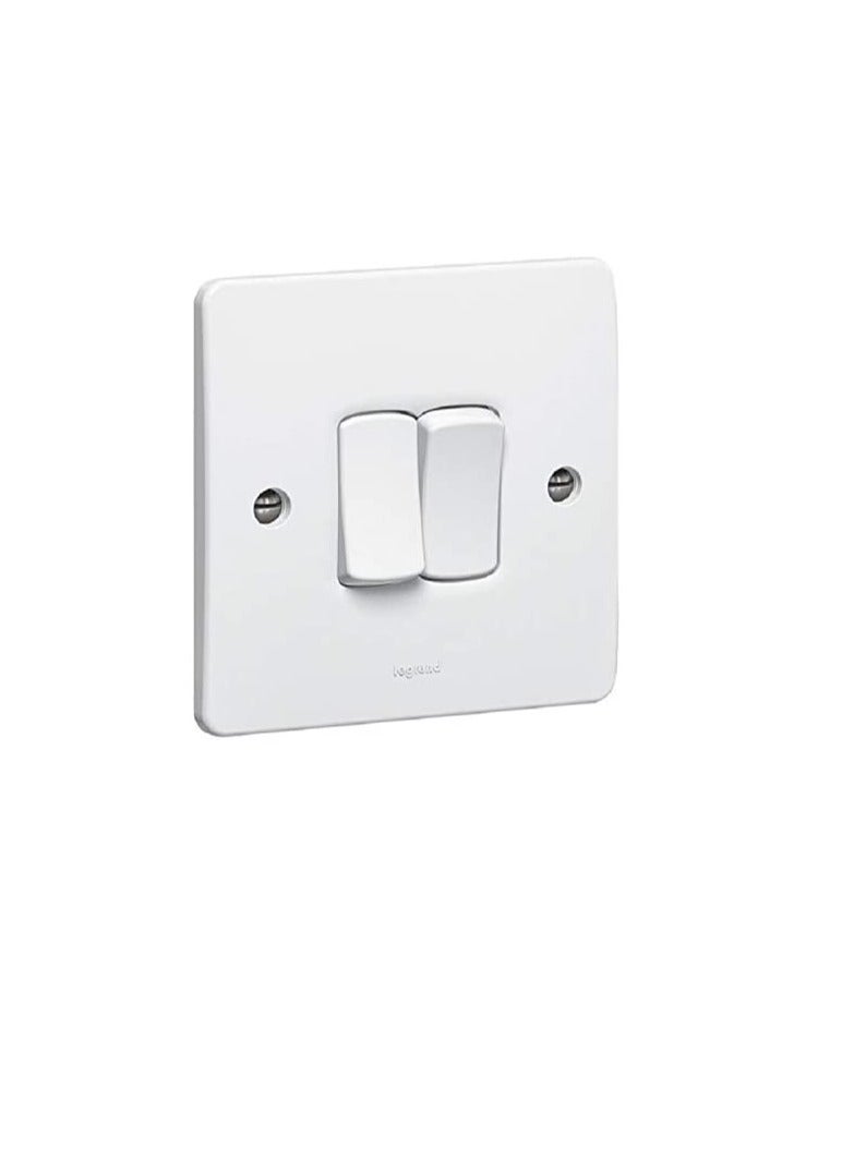 ليجراند 730024 ليجراند مفتاح قطب مفرد - 2 مجموعة - اتجاه واحد - 10 أكس - 250 فولت - أبيض - Image 2