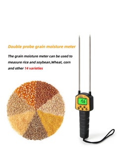 Generic AR991 Grain Moisture Meter Hygrometer Digital Moisture Meter For Corn Wheat Rice Bean Wheat Flour Fodder Rapeseed Seed  - Image 5