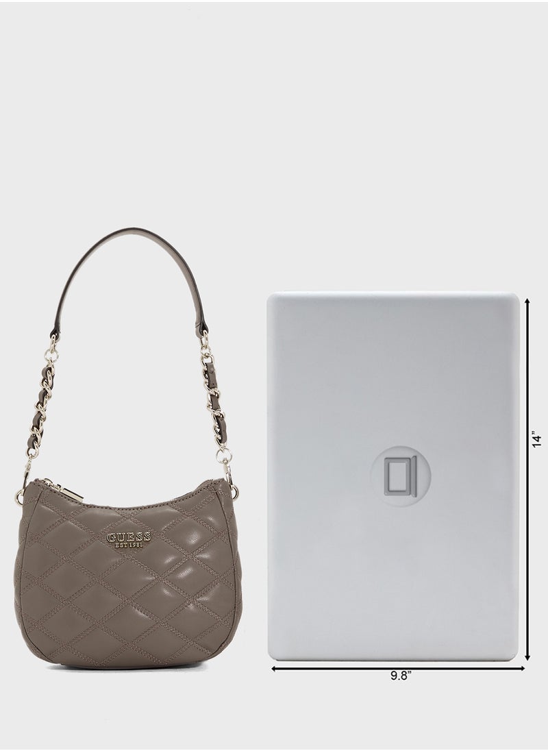 جس - Tamsin Top Zip Shoulder Bag - Image 1