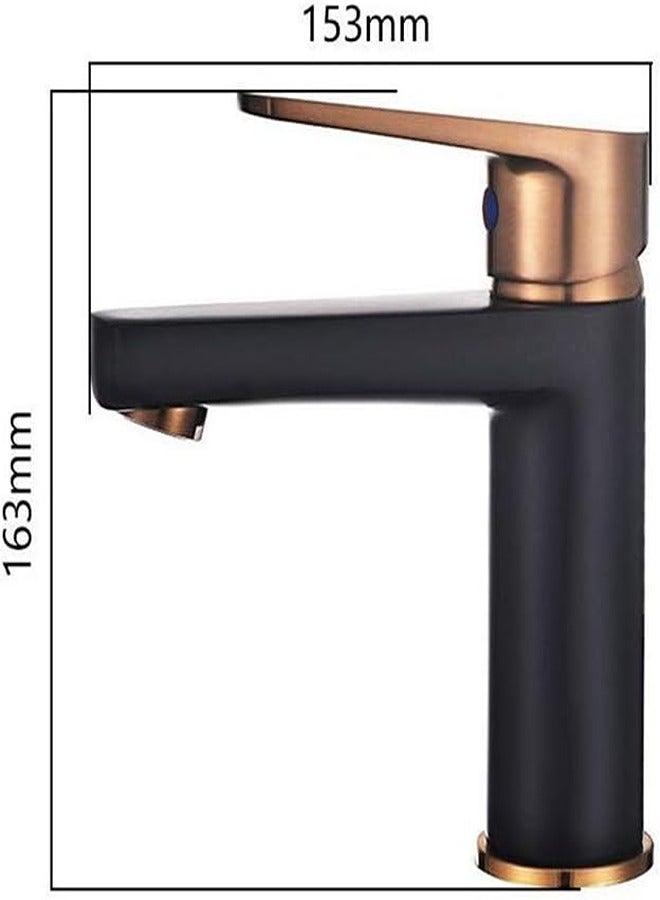 سار ديزاين خلاط حوض حمام SD1120-D-BGP امازون سارديزاين أسود×جولد