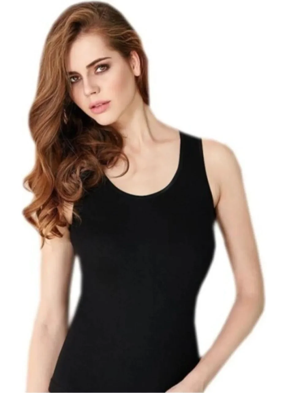 Tutku Passion Cotton Thick Strappy Women's Undershirt 3 Pieces